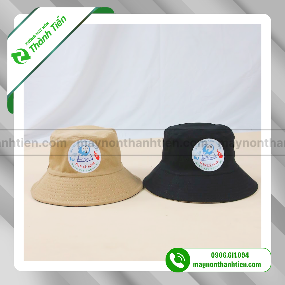 Mẫu Nón Bucket Đồng Phục Ban Lễ Sinh Giá Rẻ