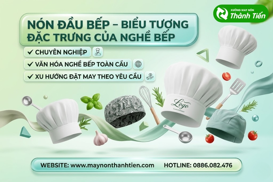 Nón Đầu Bếp là sự công nhận tài năng cho người làm nghề
