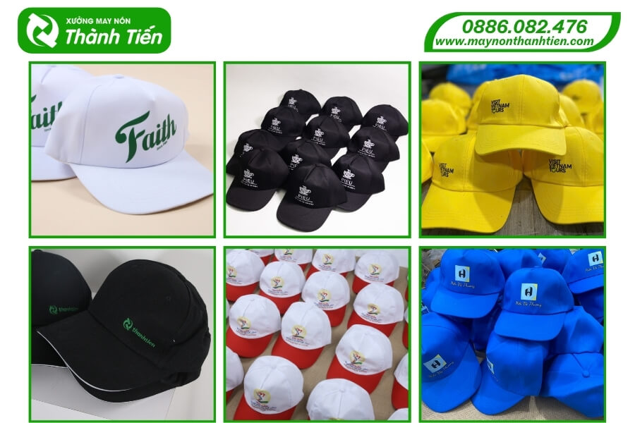 Ảnh mẫu nón kết đồng phục in logo giá rẻ
