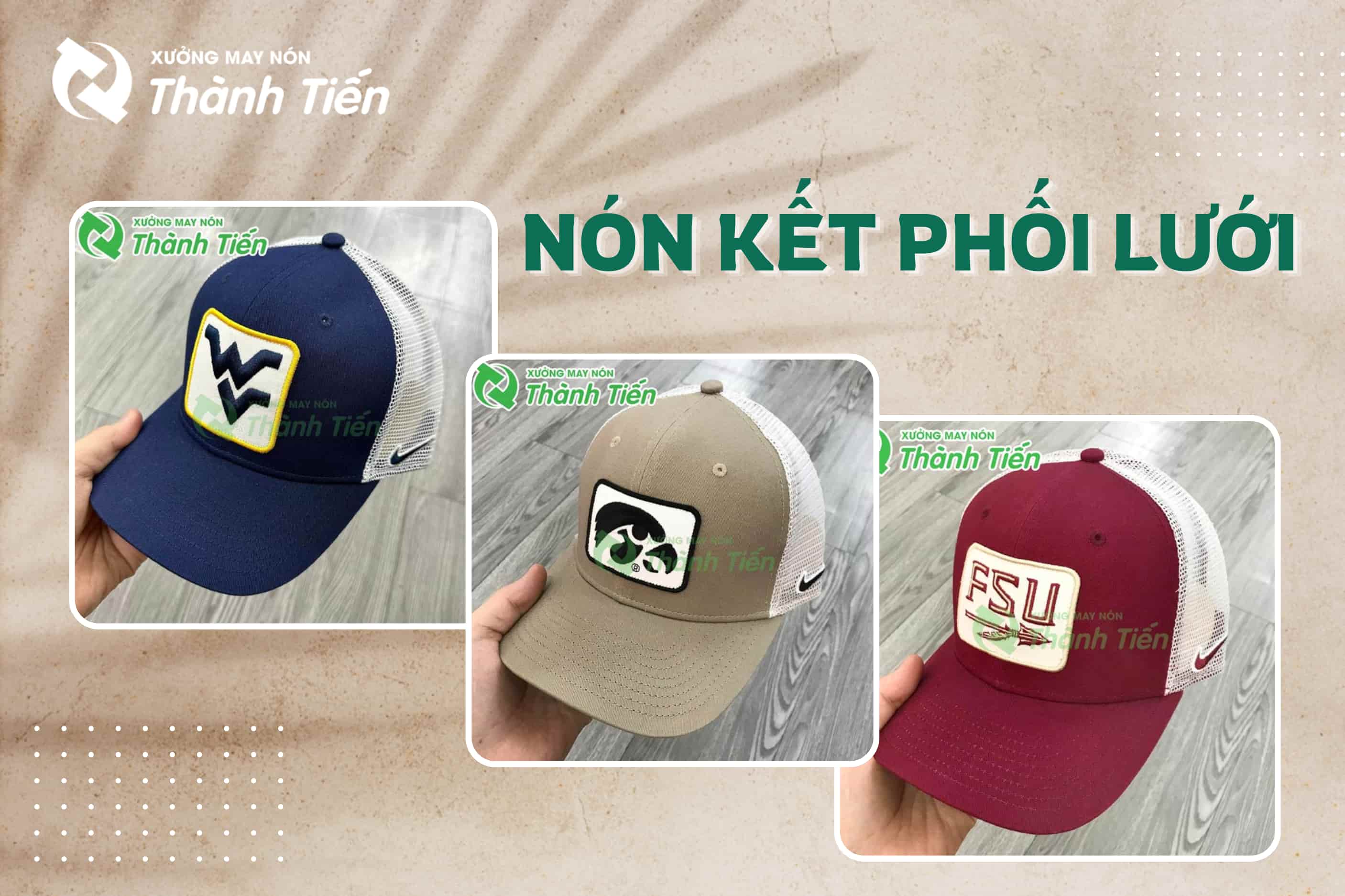 Mẫu n&oacute;n kết phối lưới tho&aacute;ng m&aacute;t