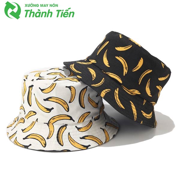 Nón tai bèo họa tiết trái cây dưa hấu dễ thương