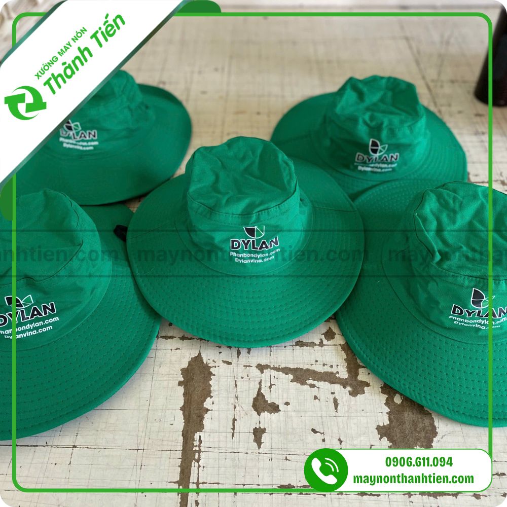Mẫu N&oacute;n Tai B&egrave;o In Logo Thương Hiệu Dylan