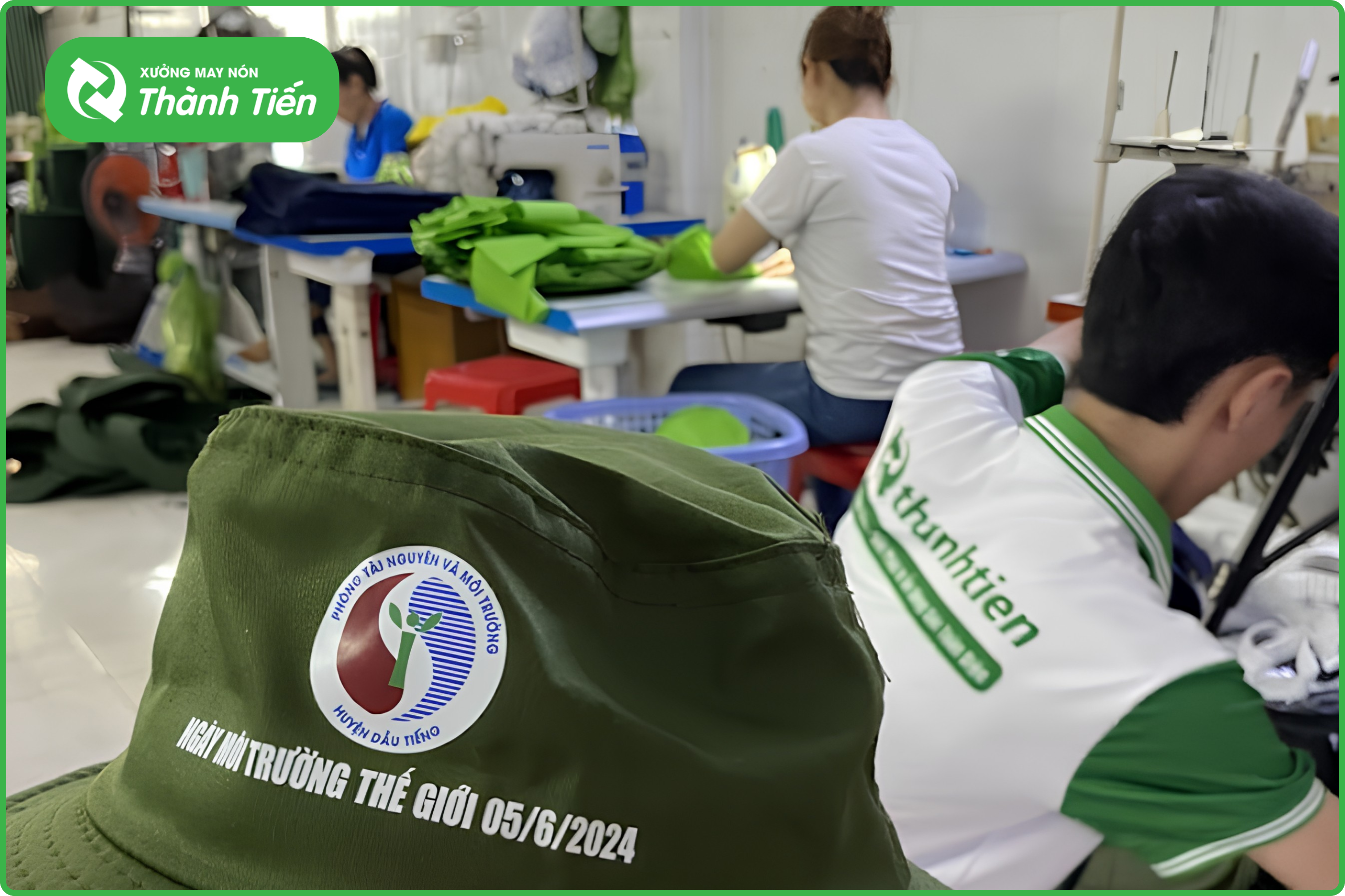 Cơ sở may n&oacute;n tai b&egrave;o uy t&iacute;n cho doanh nghiệp