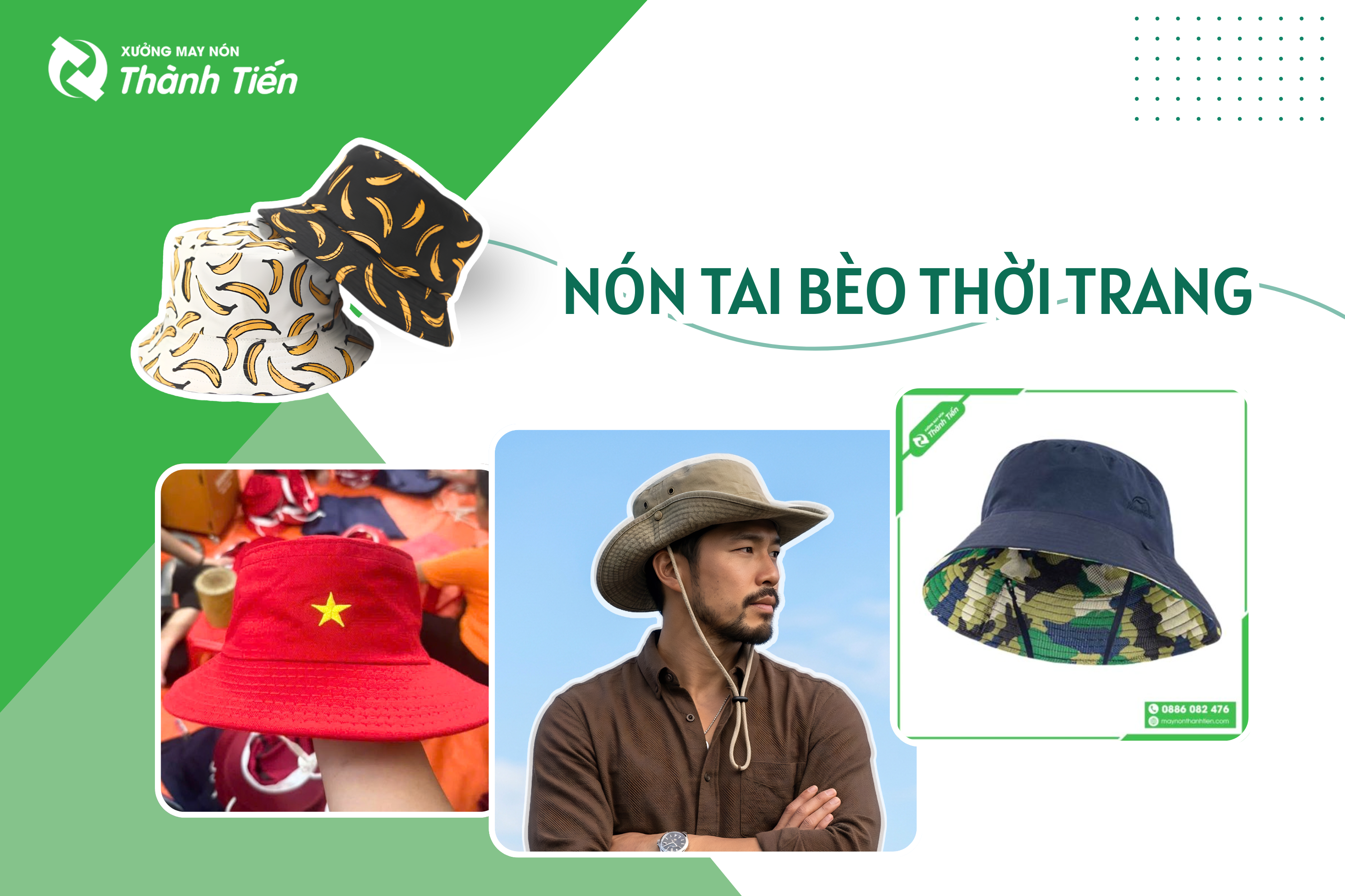 N&oacute;n tai b&egrave;o thời trang