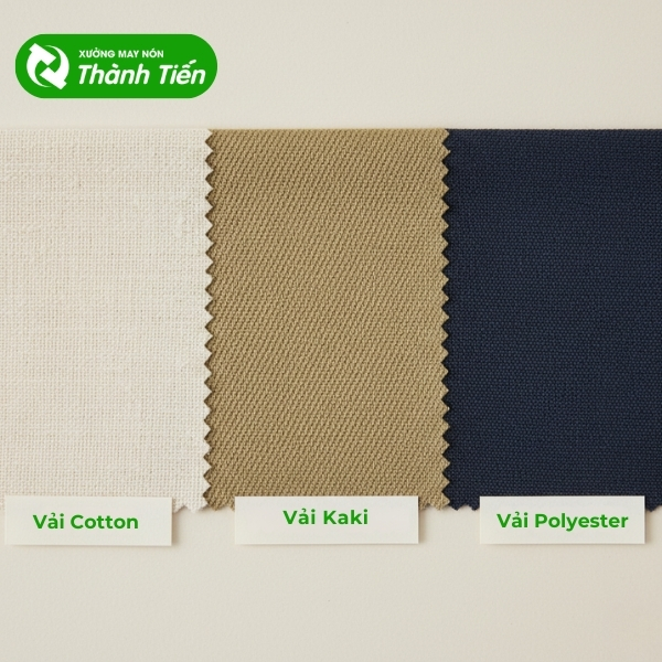 Các loại vải may nón kết