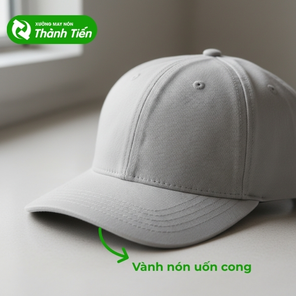 Thiết kế uốn cong vành nón kết