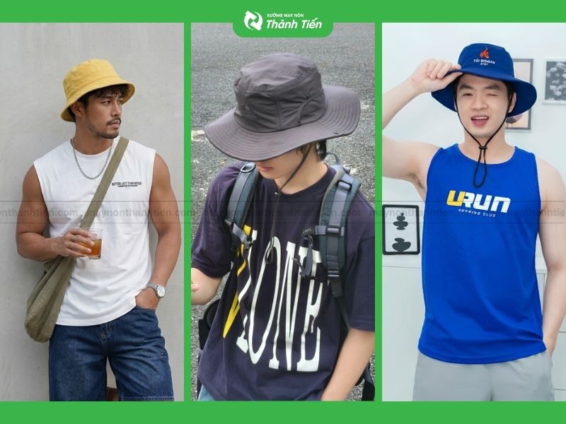 Nón bucket, tai bèo trẻ trung, che nắng tốt