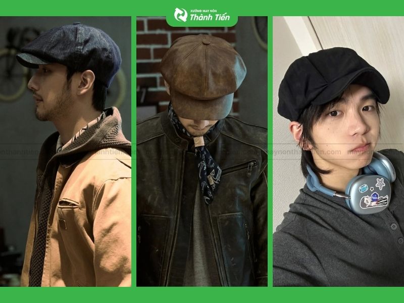 Mũ Newsboy vintage