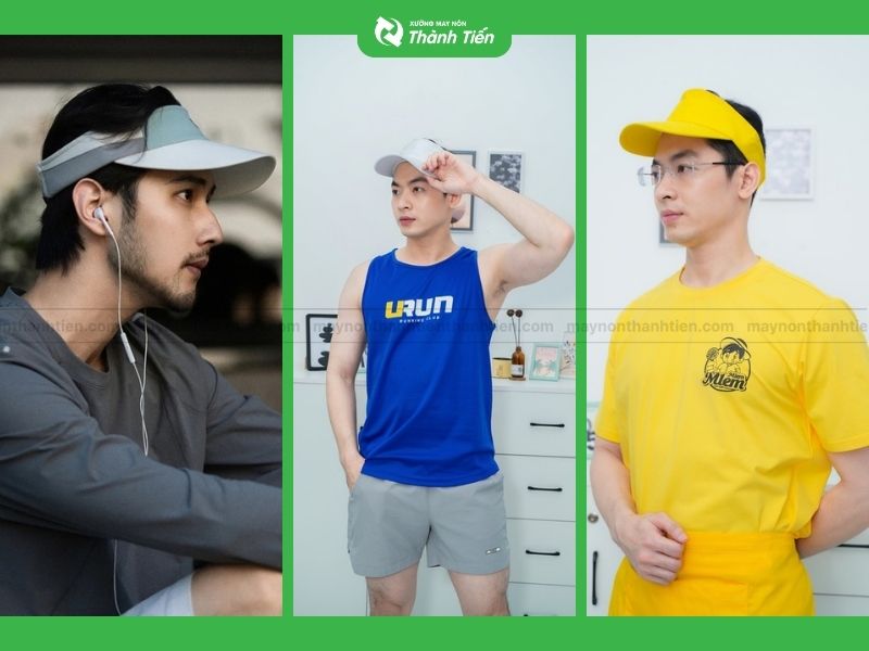Mũ lưỡi trai nửa đầu thể thao, golf/tennis