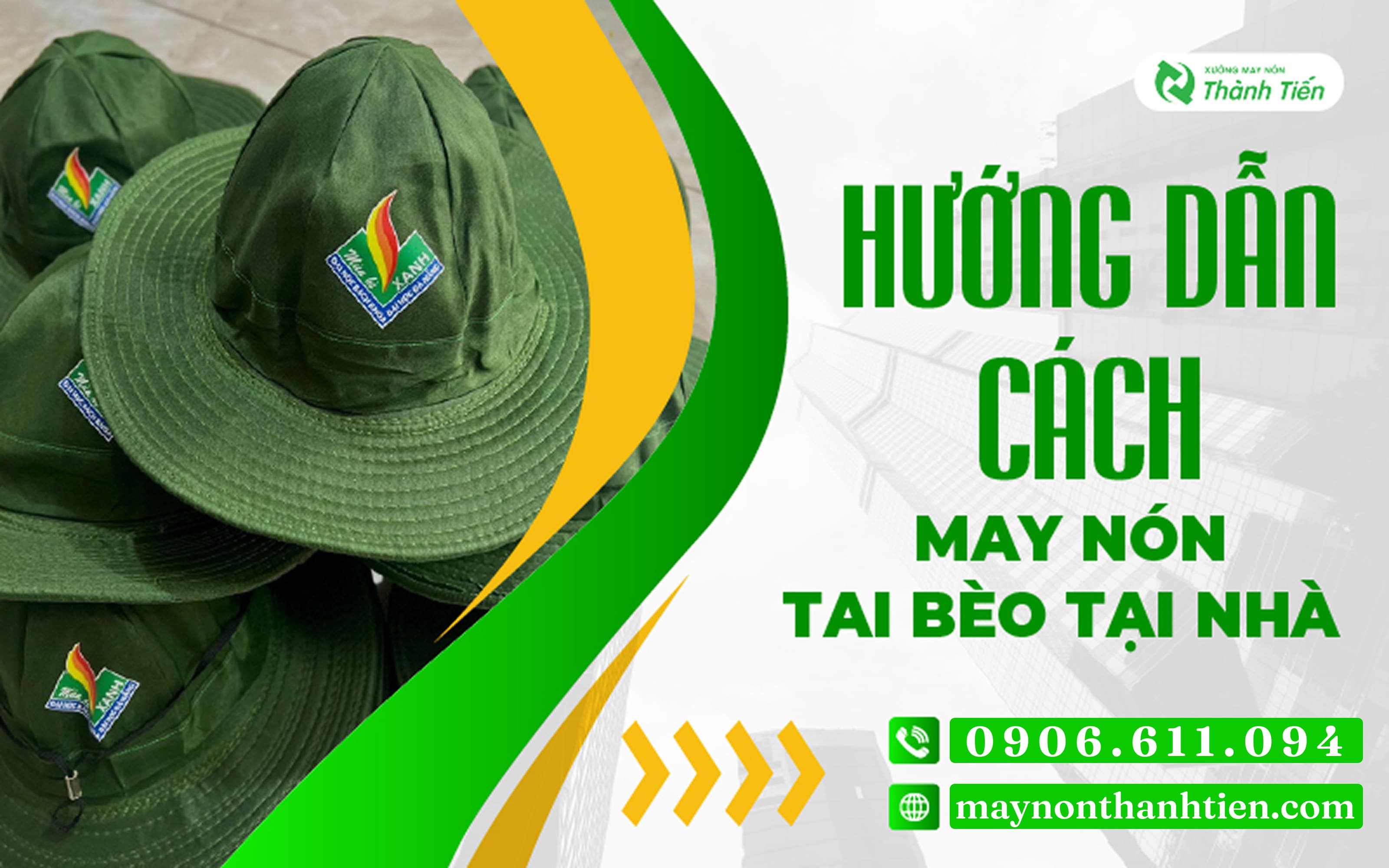 Hướng Dẫn C&aacute;ch May N&oacute;n Tai B&egrave;o Tại Nh&agrave;