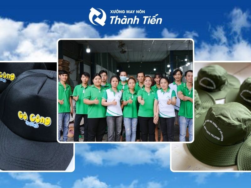 Xưởng may nón du lịch uy tín - May Nón Thành Tiến