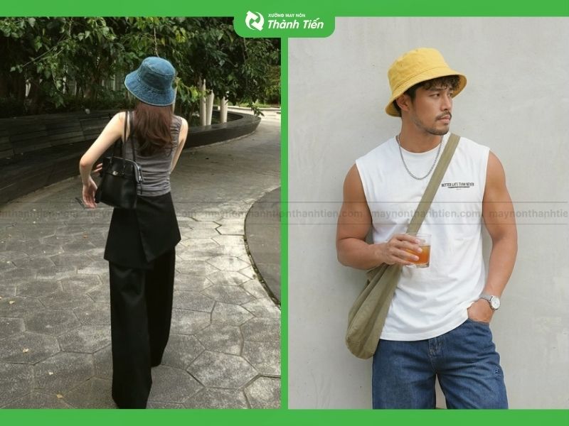Nón bucket đẹp, trẻ trung