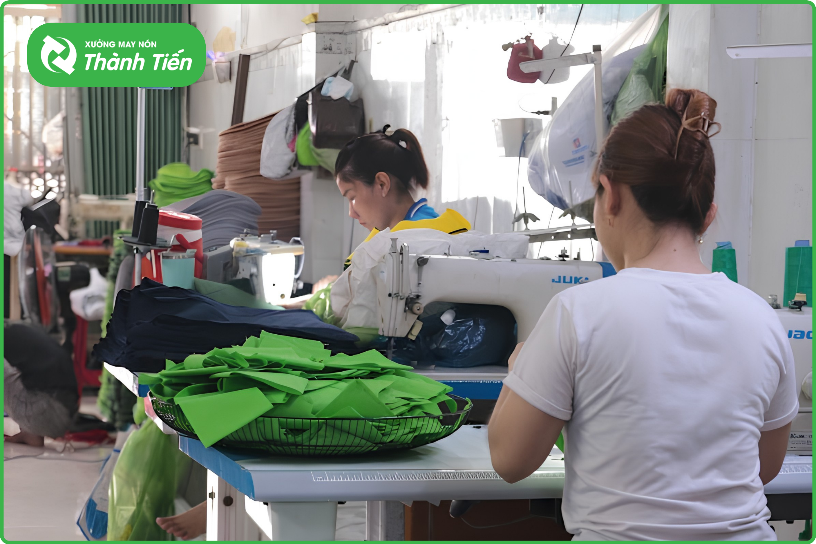 Xưởng may mũ n&oacute;n quảng c&aacute;o theo y&ecirc;u cầu cho doanh nghiệp