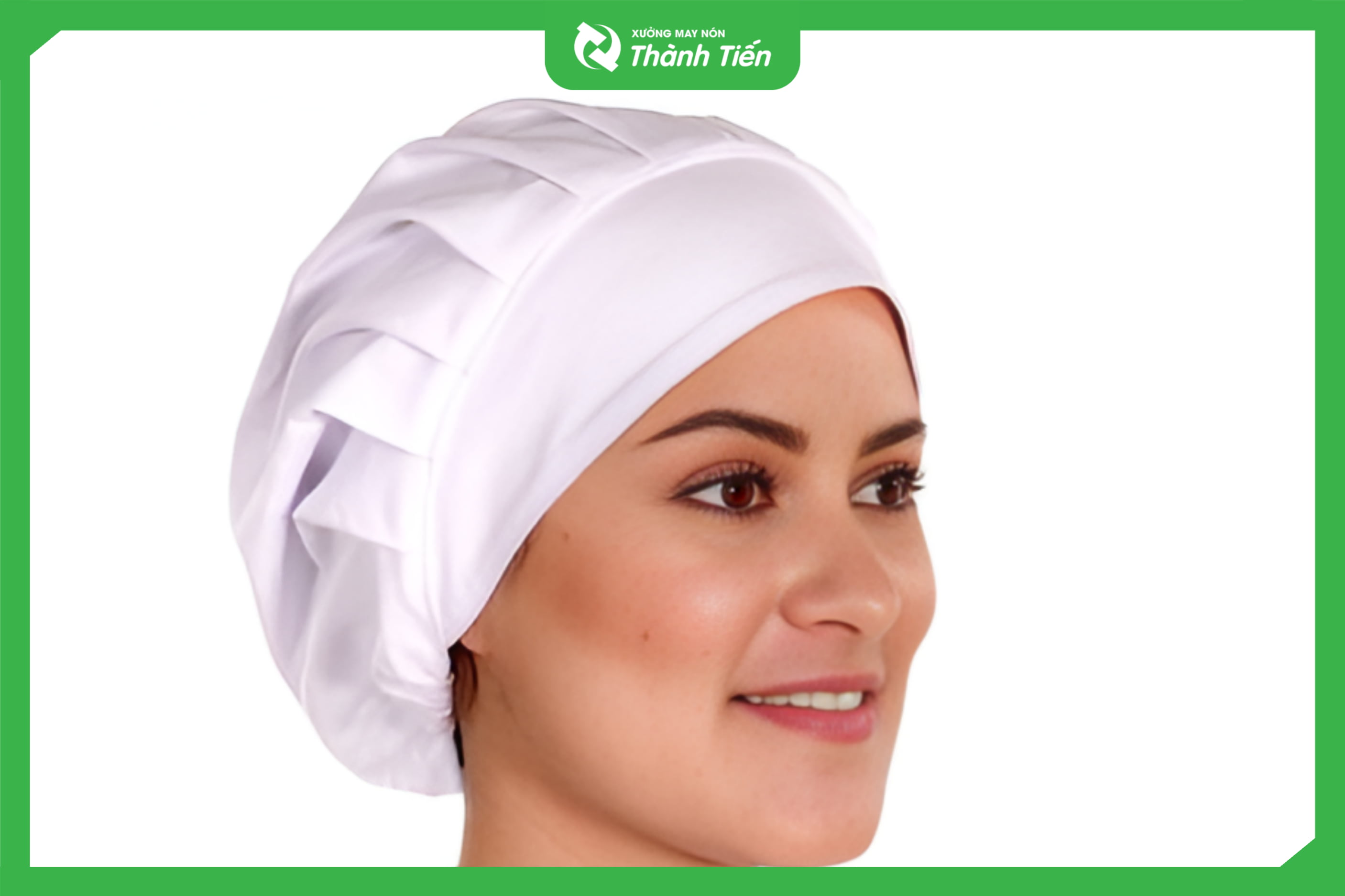 mũ tr&ugrave;m đầu cho nh&acirc;n vi&ecirc;n bếp