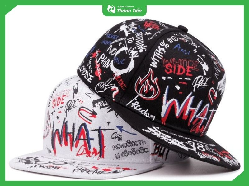 Mũ snapback in h&igrave;nh cực chất style đường phố