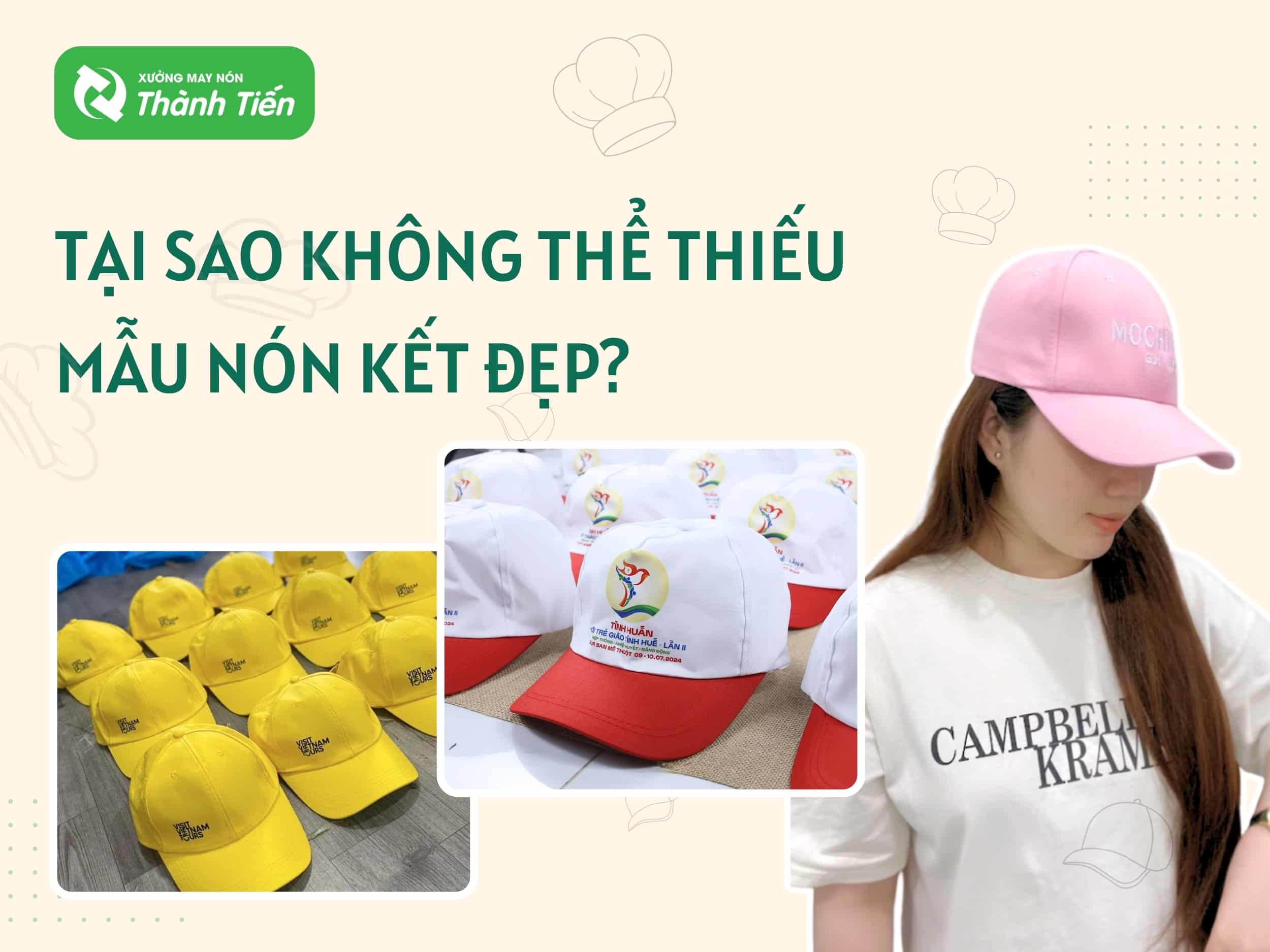 Tại sao c&aacute;c mẫu n&oacute;n kết đẹp lu&ocirc;n l&agrave; phụ kiện kh&ocirc;ng thể thiếu?