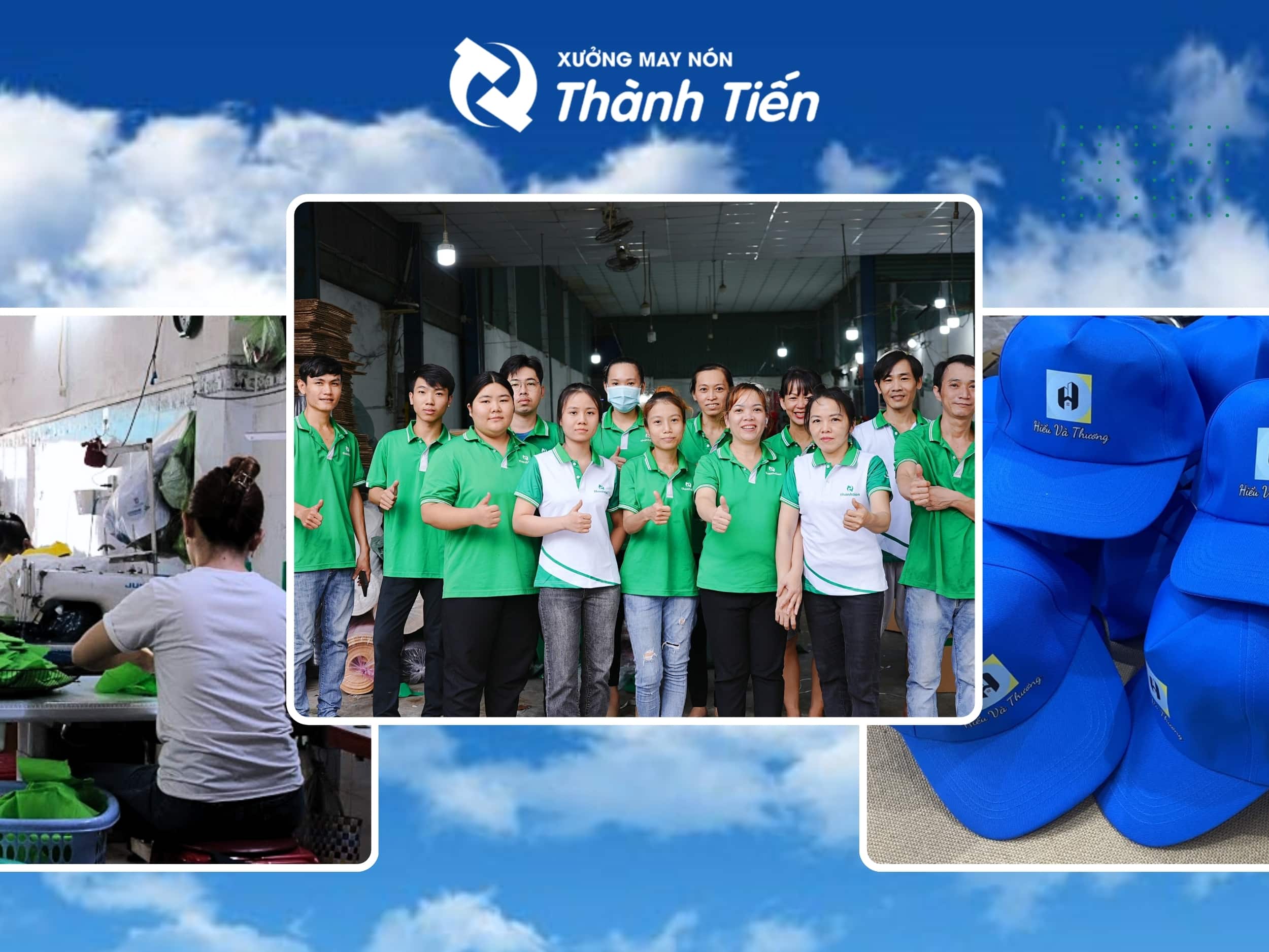 Xưởng May N&oacute;n Th&agrave;nh Tiến &ndash; Địa chỉ sản xuất mũ kết đẹp theo y&ecirc;u cầu