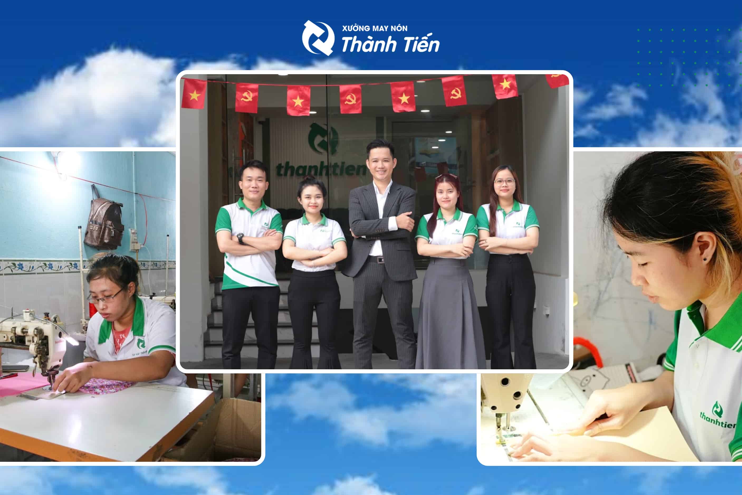 Cơ sở may n&oacute;n đồng phục Quận 1 uy t&iacute;n, chất lượng