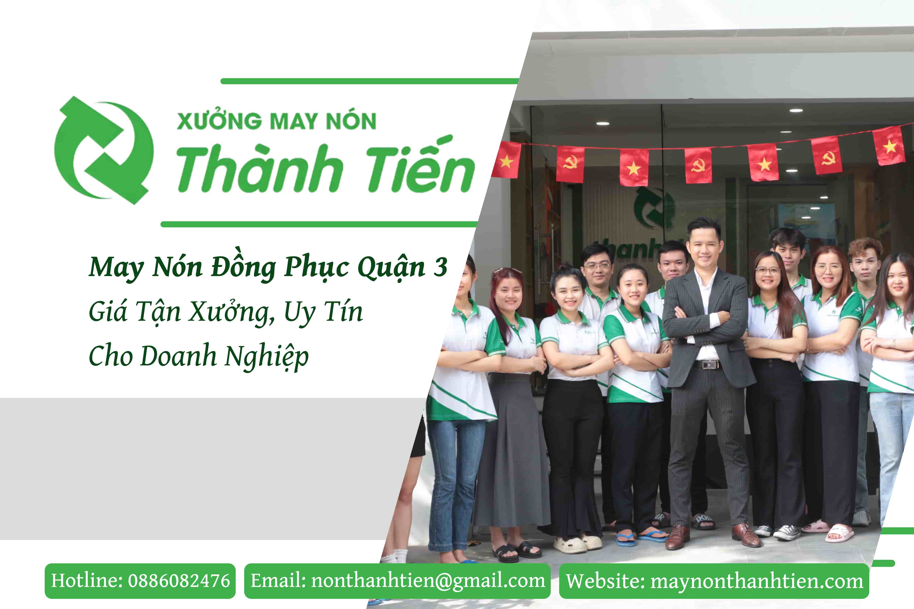 V&igrave; sao doanh nghiệp Quận 3 n&ecirc;n lựa chọn Xưởng May N&oacute;n Th&agrave;nh Tiến?