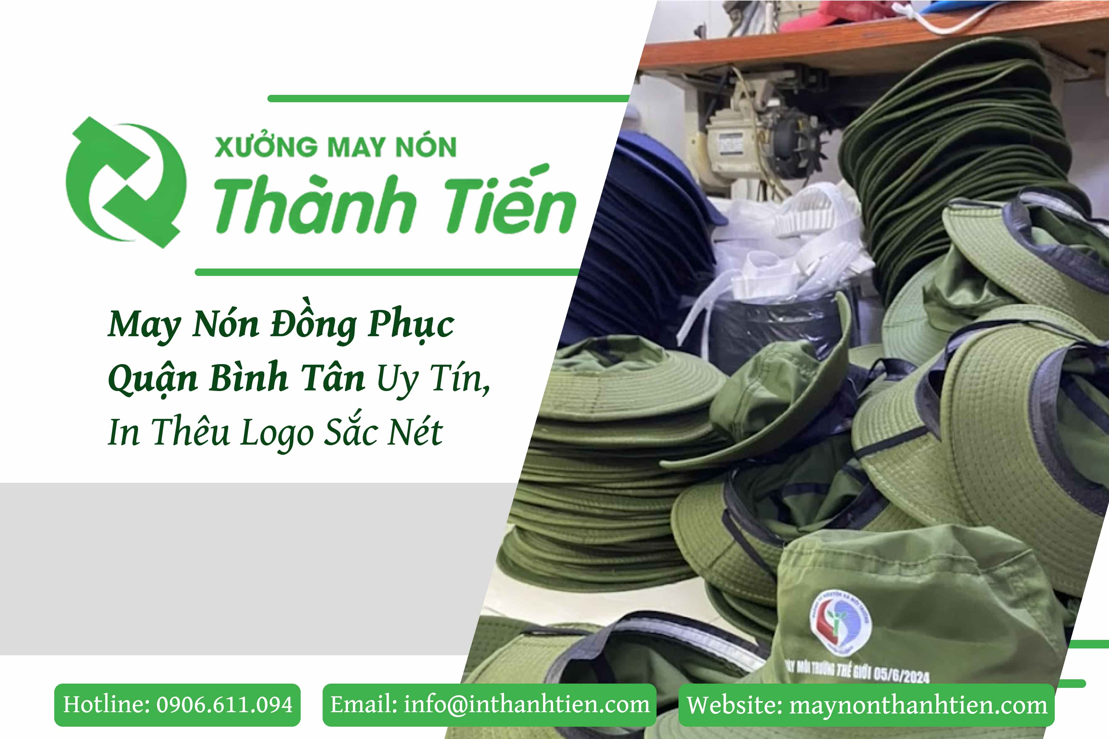 L&yacute; Do Doanh Nghiệp Quận B&igrave;nh T&acirc;n Lựa Chọn May N&oacute;n Th&agrave;nh Tiến