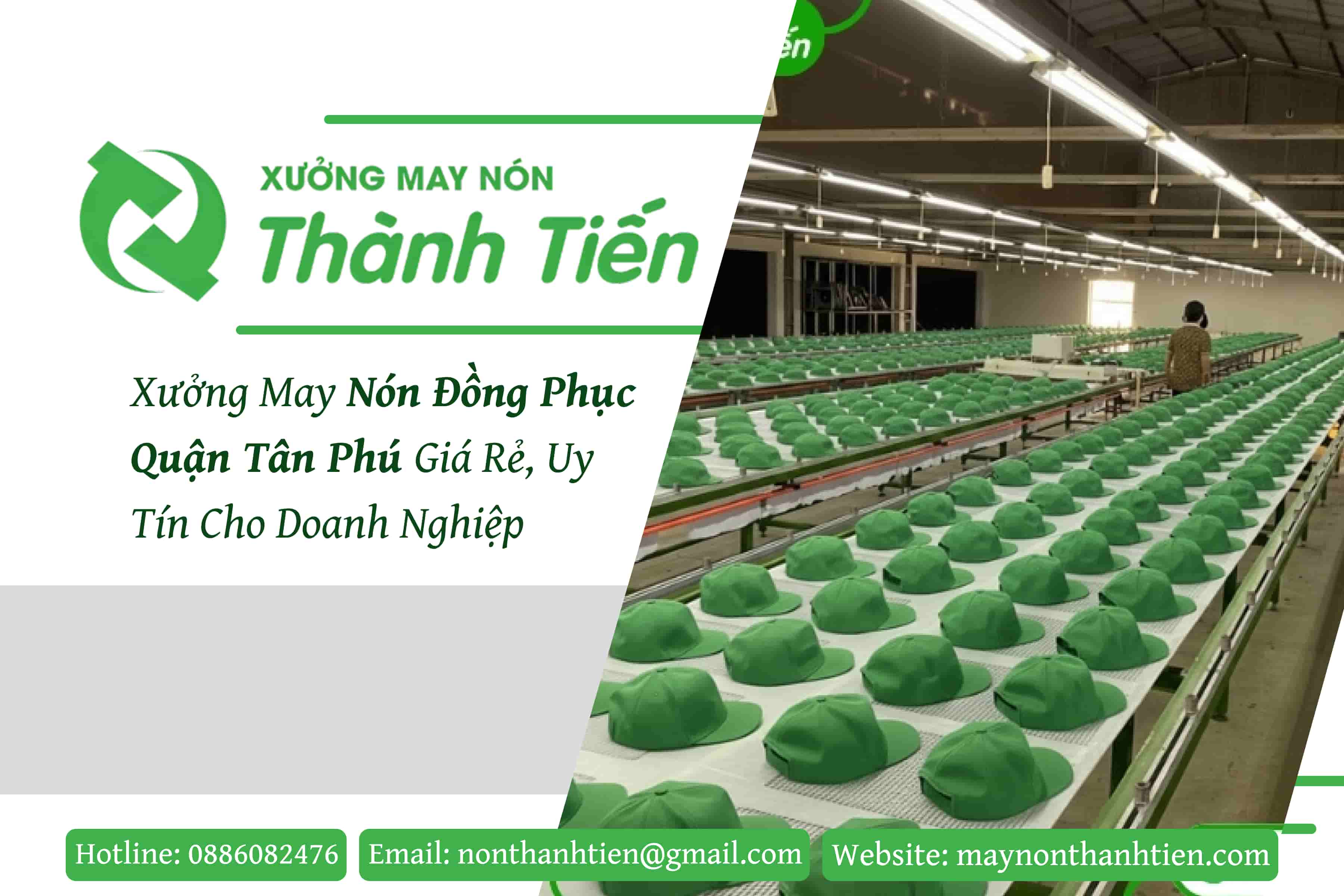 Li&ecirc;n hệ Th&agrave;nh Tiến đặt may n&oacute;n đồng phục ngay h&ocirc;m nay!
