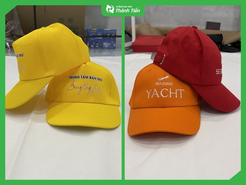 N&oacute;n kết, n&oacute;n lưỡi trai in logo