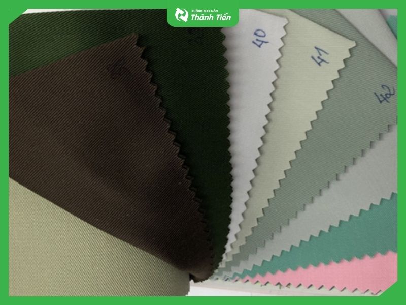 Chất liệu may n&oacute;n đồng phục phổ biến hiện nay