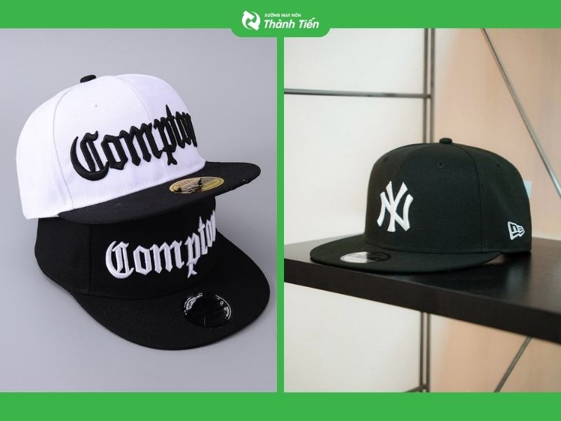Mũ snapback nam đơn sắc phong cách Minimalist
