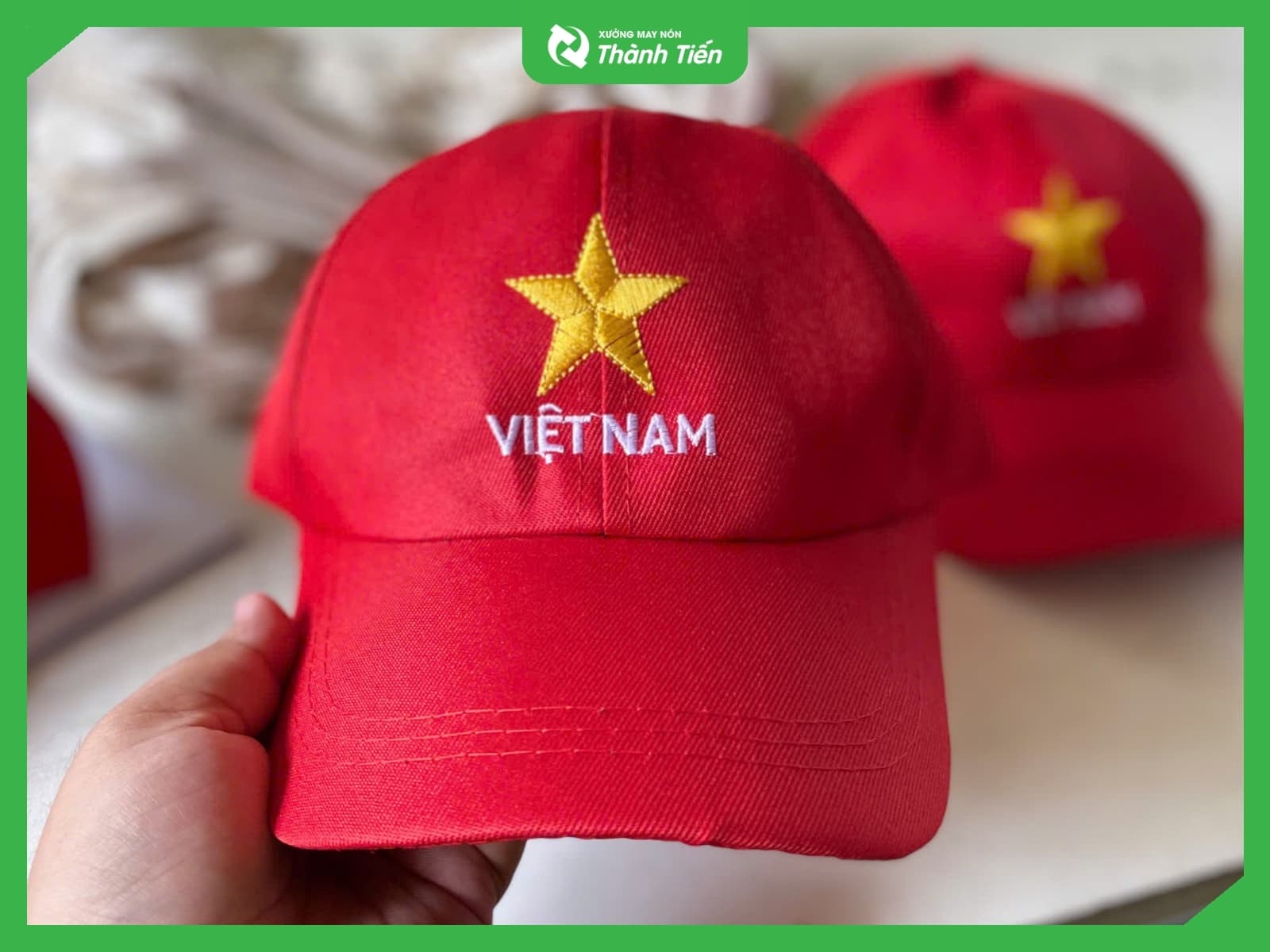 Nón Việt Nam thêu ngôi sao