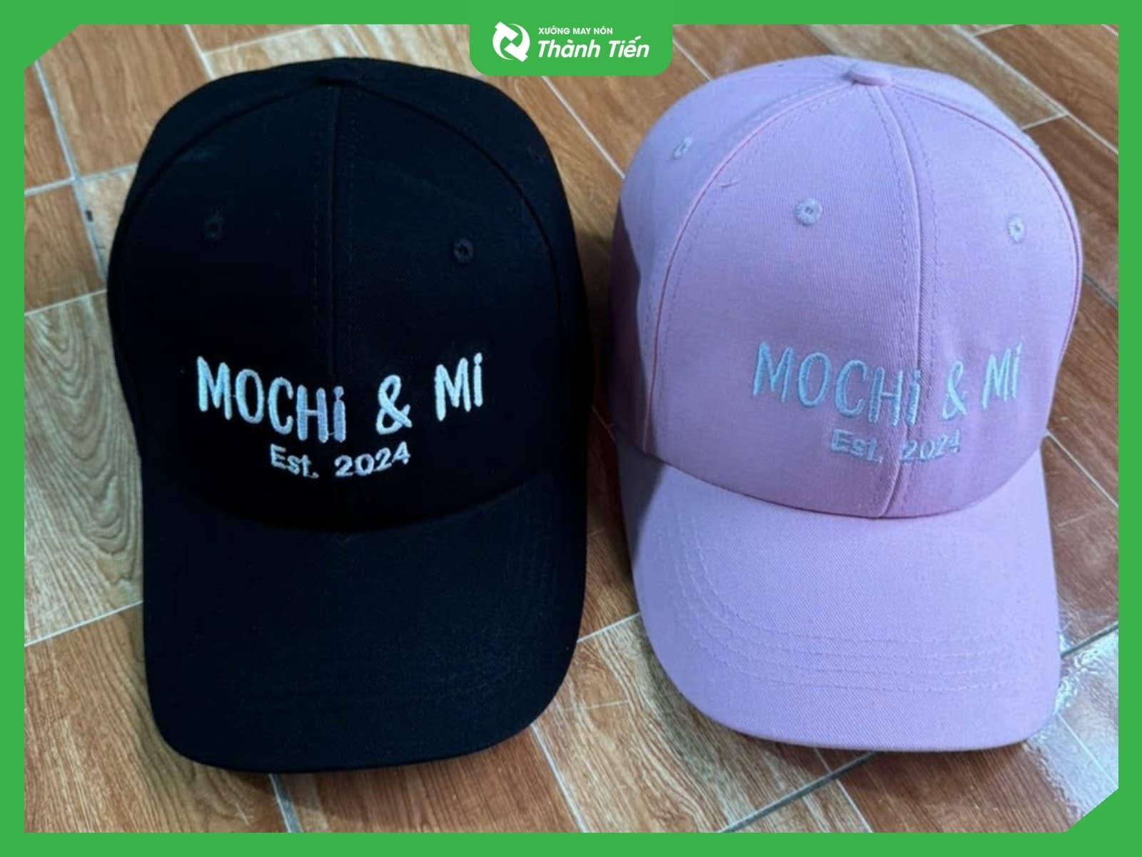 Thêu nón mũ lưỡi trai theo yêu cầu