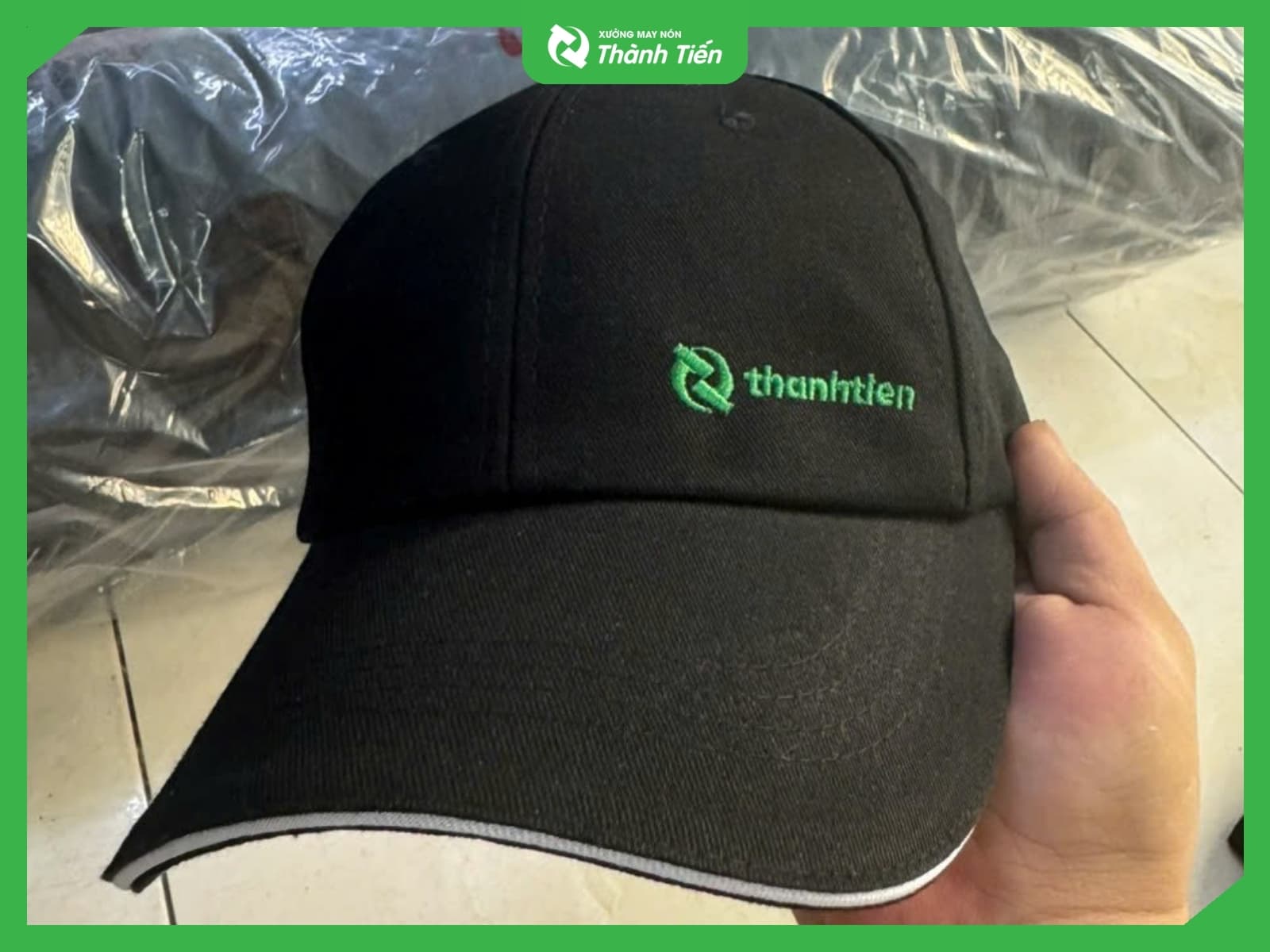 Nón kết đồng phục thêu logo